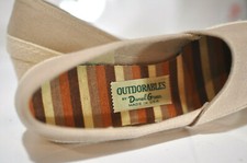 Outdorables By Daniel Green Womens slip on wedge canvas made in USA