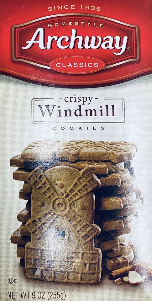 2x Archway Homestyle Classics Crispy Windmill Cinn Almond Cookies 9 Oz ...