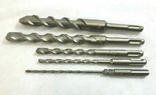 Lot 5 | 5/32", 3/4", 3/8", 5/8", 1/4" SDS Plus Hammer Carbide Drill Germany#6367