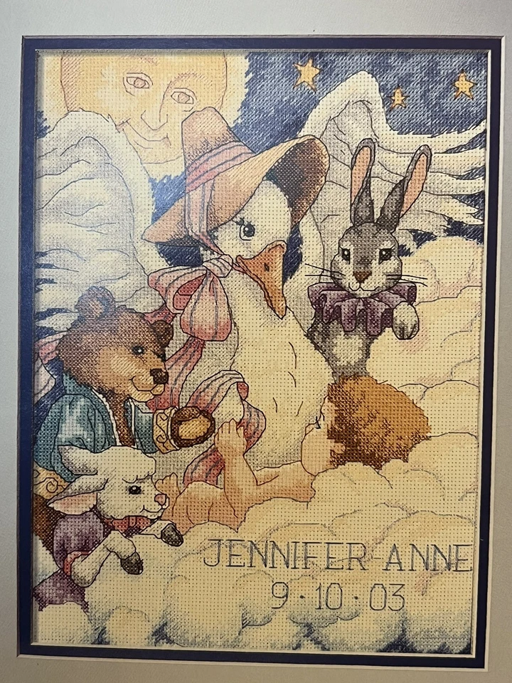 Dimensions A Birth Record Donna Race Mother Goose #343 2002 Cross Stitch Pattern - Image 3 of 4