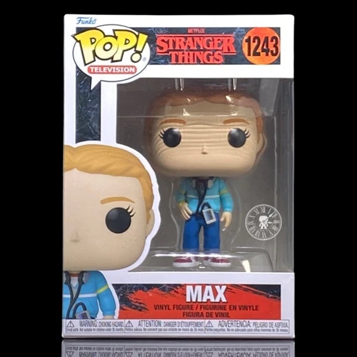 Funko Pop + Protector! TV #1243 Stranger Things - Max Mayfield *Mint*
