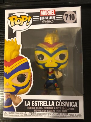 Pop! Marvel: Lucha Libre Captain Marvel
