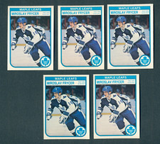 1982-83 O-Pee-Chee #321 Miroslav Frycer Rookie 5 Card Lot NM-Mint Maple Leafs