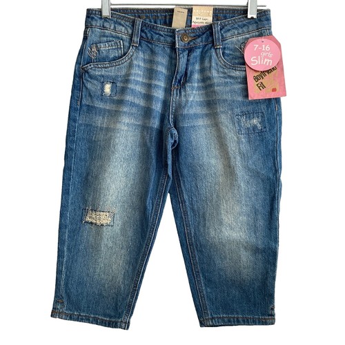 Jean Arizona Style Carpenter – Taille 19 Youth – Bleu, 100% Coton – Occasion