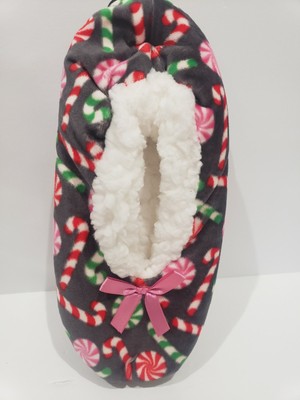 candy cane slippers