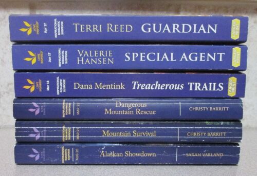Lot of 6 Dog Theme Larger Print Love Inspired Suspense Outdoor Adventure Books - Picture 3 of 3