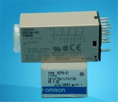New 1Pcs Timer H3YN-41 48Vdc Omron Plc Module tz