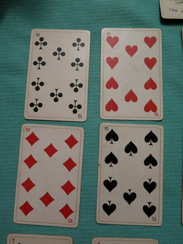 Antique Playing Cards Full Deck B. Dondorf Frankfurt am Baronesse Whist No. 160 - Picture 15 of 18