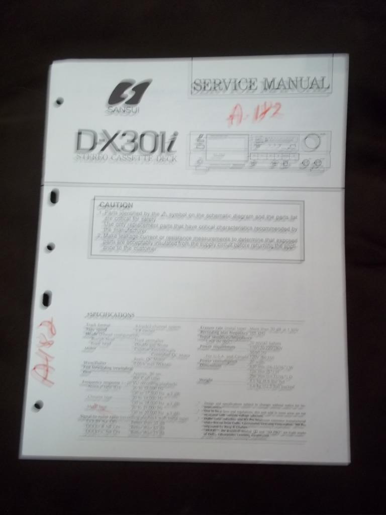 Sansui D-X301i vintage audio equipment - eBay listing photo 4