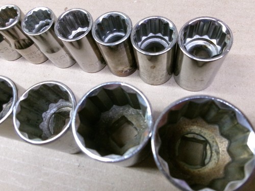 Craftsman USA 1/2" Drive 14-Piece Metric 12-PT Socket Set 9-30 MM - Bild 3 von 12