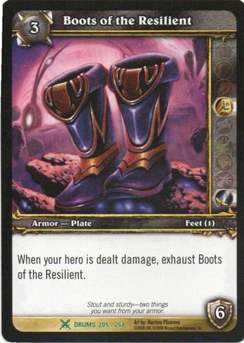 WOW World Of Warcraft CCG Drums Of War 2008 Individual Trading Cards - Picture 113 of 141