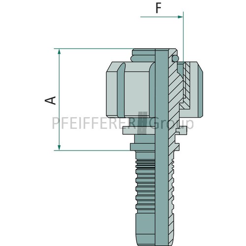 Pressnippel Ringanschluss - spezial PN 06 DKK-WA M22x1.5 - Picture 2 of 2