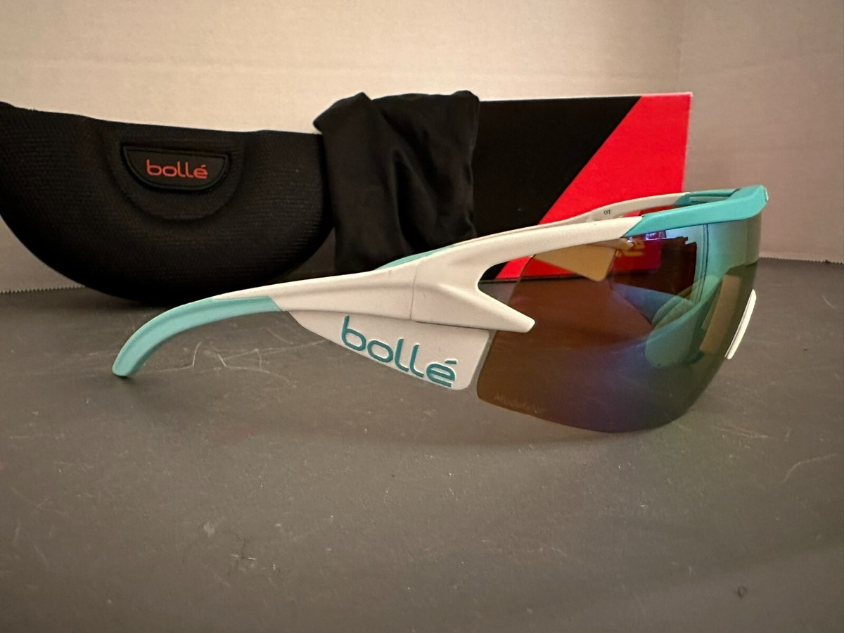 【エメラルド】 Bolle Aeromax 12270 Matte White Mint Modulator Brown Emerald Oleo