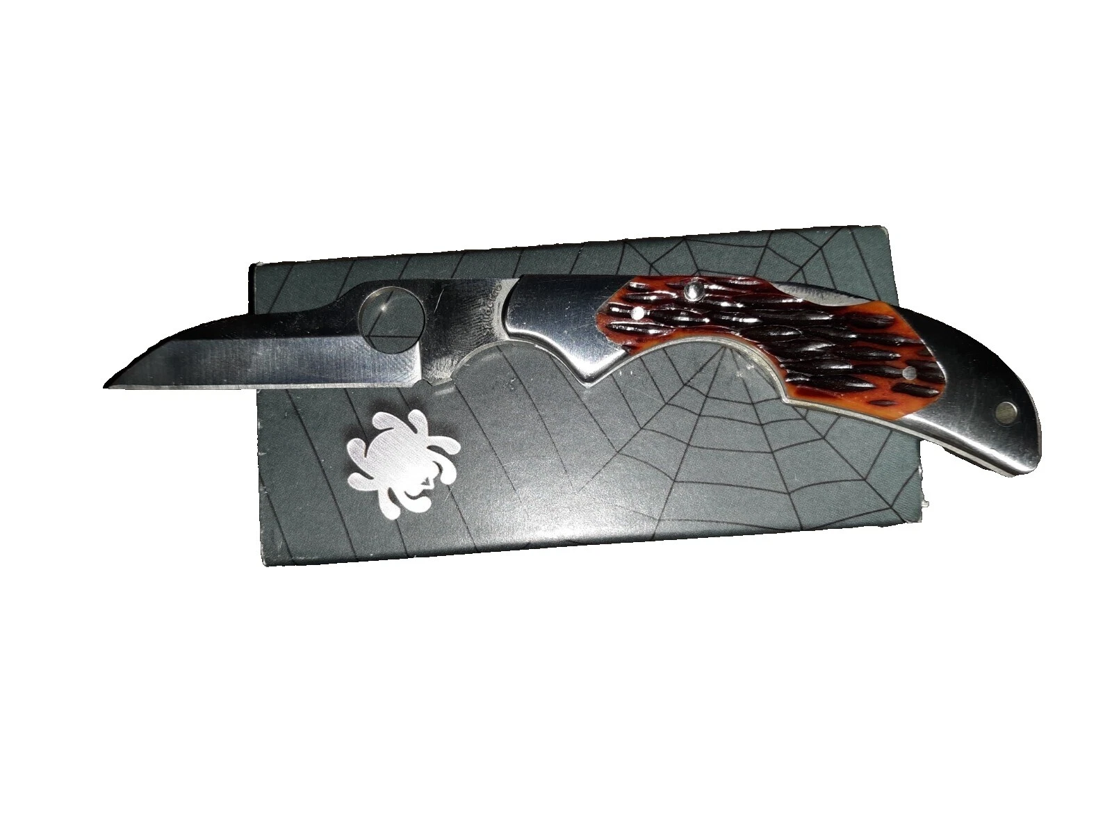 Spyderco Collectible Folding Knives Bone Handle