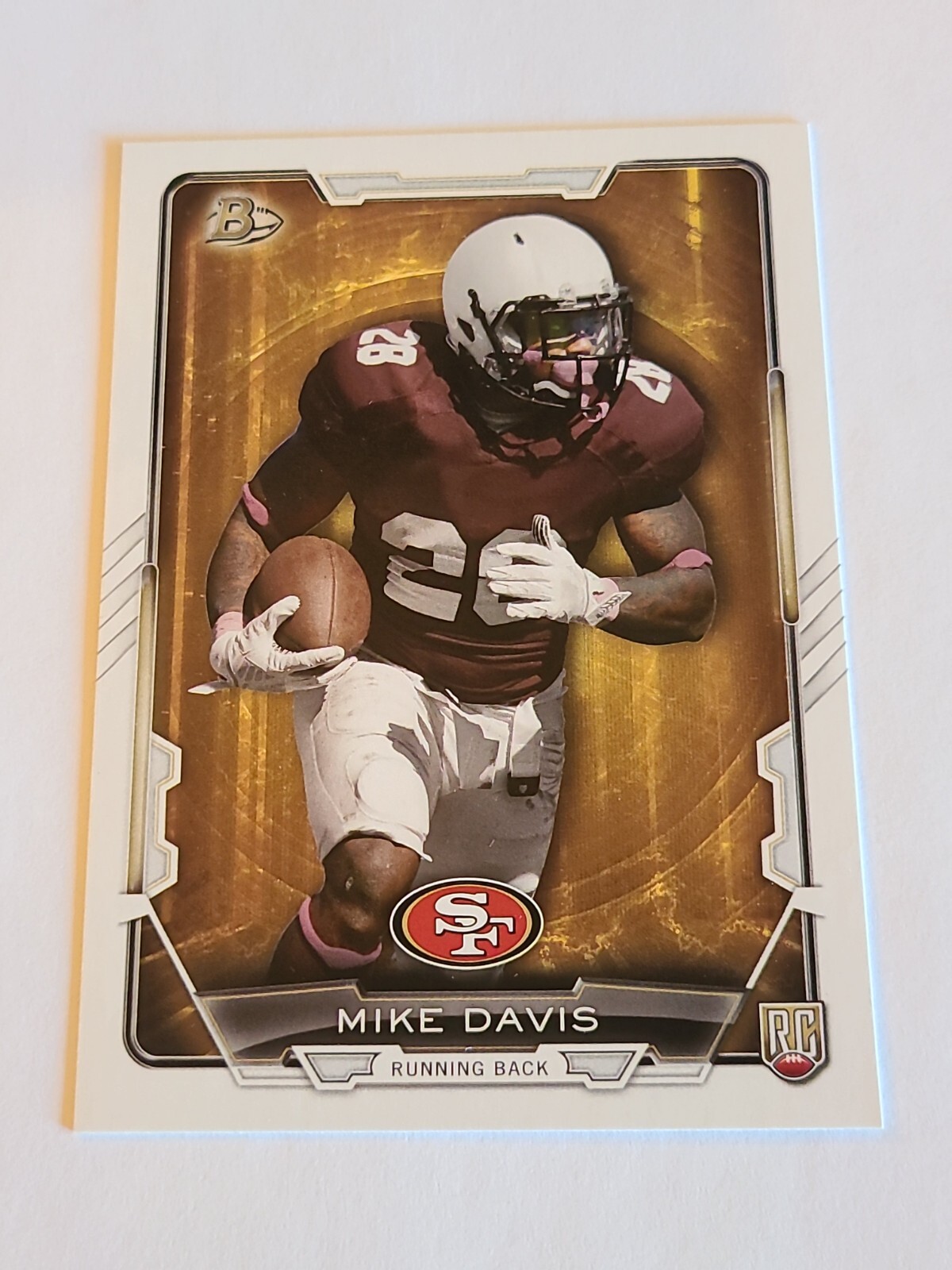 2015 Mike Davis #31 Rookie Rc Bowman Football