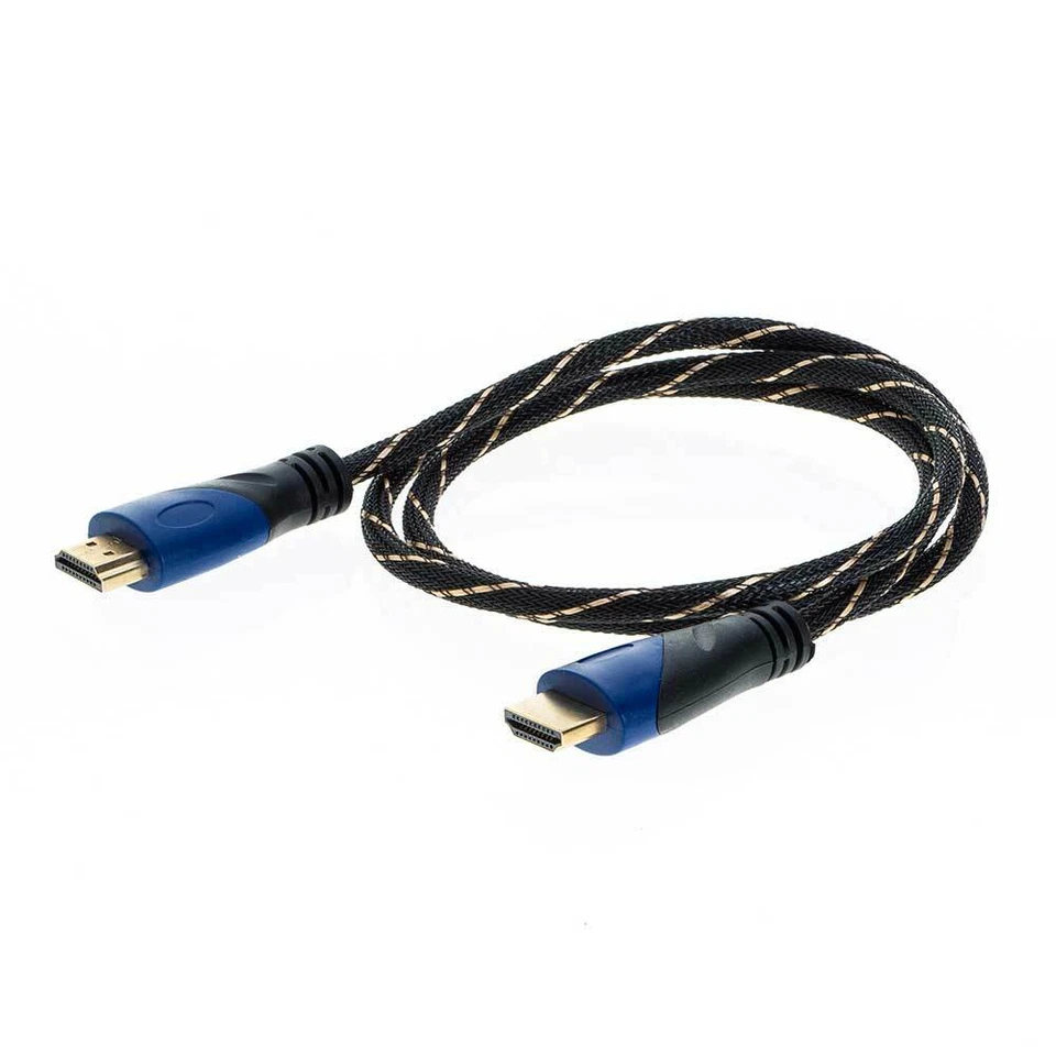 LOTE DE CABLE DE MALLA HDMI 4K Premium 1080P HDTV 3D alta velocidad 60HZ TAMAÑOS 1,5 PIES-50 PIES Foto 3 de 4