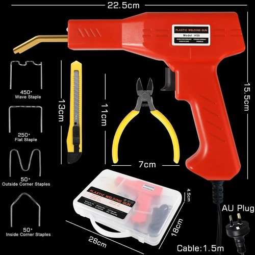 Upgraded Plastic Welder with 800PCS Staples, Plastic Welding Kit, Hot Stapler - Picture 3 of 7