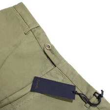 Zanella NWD Parker Cotton Blend Chinos / Casual Pants Size 40 US In Solid Green
