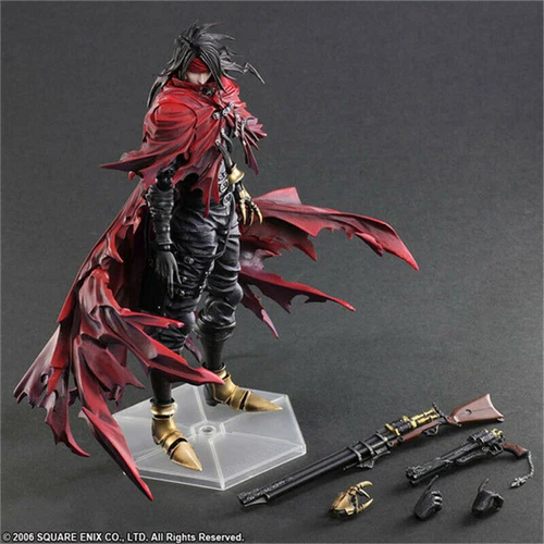 Play Arts Kai Final Fantasy VII Vincent Valentine PVC Action Figure in Box New - Picture 2 of 11