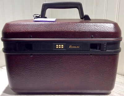 Train Case Echolac Luggage Vintage Vintage Echolac Travel/Train