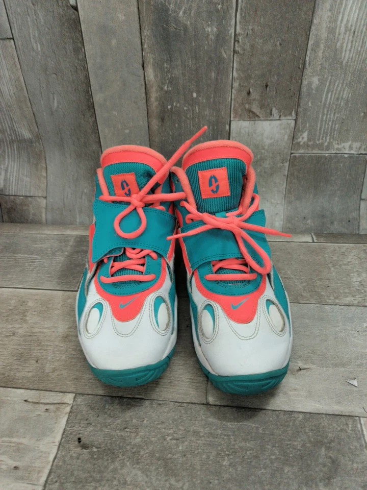 耐克 Air Speed Turf BQ9632-101 鞋 运动鞋 男孩 尺码 7y 白色 蓝色 橙色 — 第 2/4 张图片