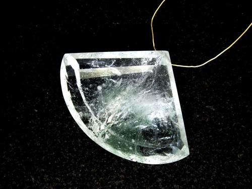 Natural Garden Quartz Gemstone Faceted Cabochons Loose Green Grass Inside Gems - Picture 2 of 7