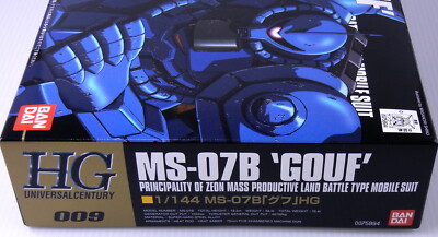 HGUC 1/144 MS-07B GOUF HG Plastic Model Kit Gundam BANDAI