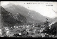 MODANE (73) VILLAS vers la GARE / CASERNE en 1918