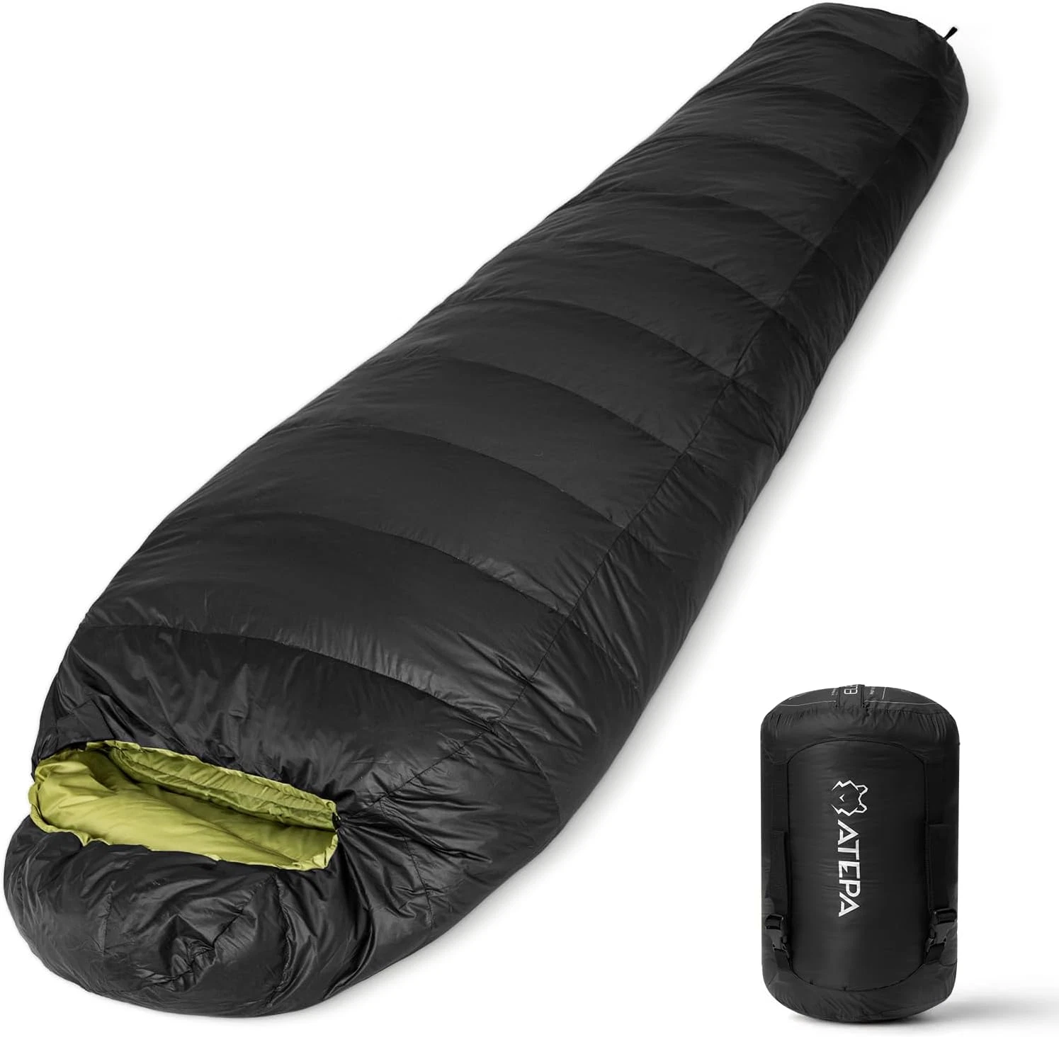 Ultralight Down Sleeping Bag for Adults - 650FP Coldmaster, 15D Nylon Shell