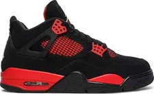 Nike Air Jordan 4 Retro Red Thunder Black CT8527-016, 408452-016 GS Men 5Y-14 DS