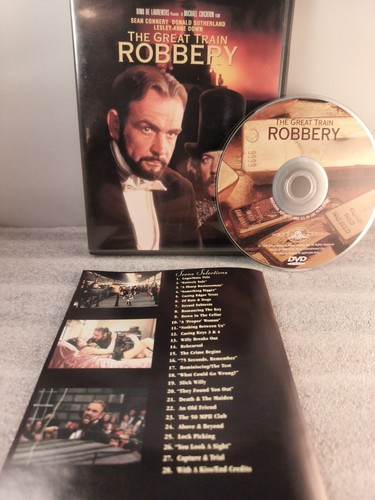 The Great Train Robbery (DVD, 1978) Original MGM W/ Booklet Insert Sean Connery
