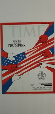 Time Magazine November 19 2018 Redder Bluer Trumpier