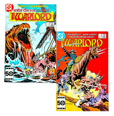 The Warlord: Enter the Lost World of #94 (1985 DC Comics) Burkett & Chen VF/NM
