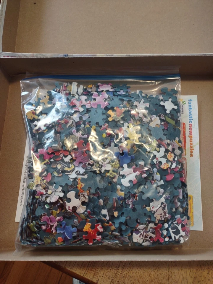 White Mountain 2004 ORCHIDS 1000 Piece Puzzle Extra Large Pieces -PZL24 - Image 3 of 3
