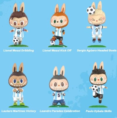 POPMART LABUBU Argentine Football Series Blind Box Designer Toys Figures Doll