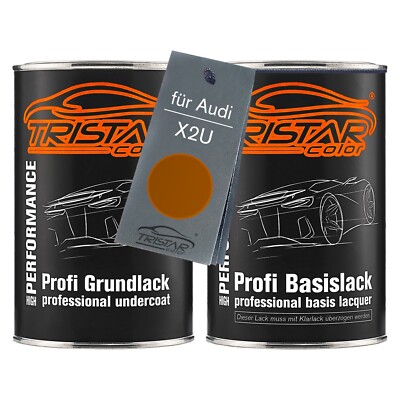 Autolack Set für Audi X2U Samoa Orange Metallic Novelty Orange Metallic 2,0L