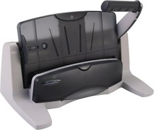 3 Hole Punch,40 Sheet Capacity, Adjustable 2-7 Hole,LightTouch Low Effort 74357 