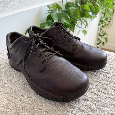 vtg Red Wing Shoes 8704 Safety Toe Oxfords Mens sz 10‎ Brown Lace Up s-l400.jpg main image 3