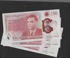 B418 JOHN 2021 FIFTY POUND £50 BANKNOTE - LAST SERIES - SELECT YOUR NOTE