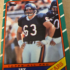 Topps All-Pro Jay Hilgenberg Chicago Bears Football Card #63