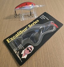 Excalibur Bill Dance Fat Free Shad Lures 3/4 oz. Deep A 3” 12-18 Ft