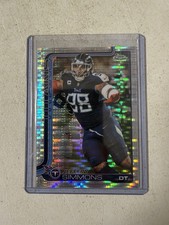 Jeffery Simmons Pulsar Refractor 2025 Topps Chrome Football NFL Titans