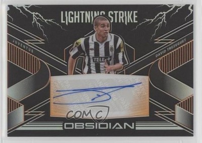 2020 Panini Obsidian Electric Etch Orange 43/50 David Trezeguet #LS-DTR Auto rf2