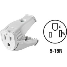 Leviton White 15A Connector