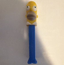 Homer Simpson PEZ Candy Dispenser Blue Stem Cartoon Characters Theme