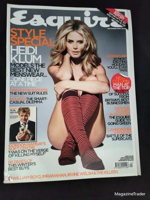 Esquire Magazine September 2006 (1185) Heidi Klum Style Special Gordon Ramsay Im