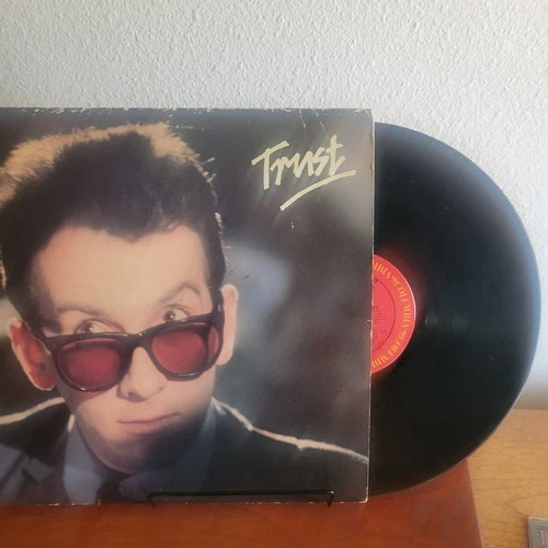 Elvis Costello & The Attractions ~Trust~ 1981 Vinyl Columbia JC 37051 VG+