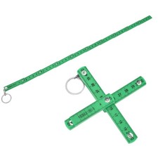 ?2Pcs Plastic Foldable Ruler Durable Portable Folding Meter Stick For Carpentry