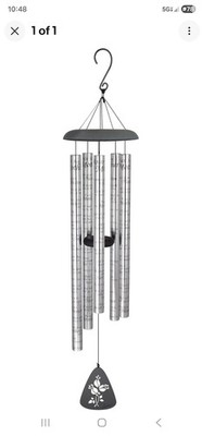 Sonnet Wind Chime 44'', Carson Brand, Roses For Mom, Mothers Day Gift, NEW IN BOX
