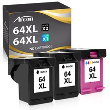 64 XL Ink Cartridges for HP Envy 6232 6258 7132 7155 7158 7164 7820 7830 Lot
